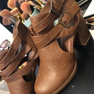 Size 10 booties, never worn